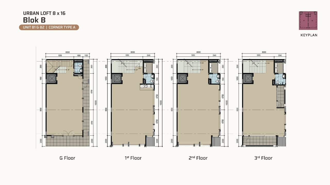 Urban Loft — Block B — Elevation & Floor Plan (image 1 of 2)