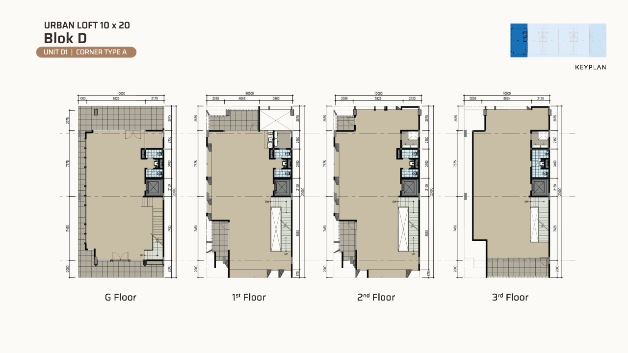 Urban Loft — Block D — Elevation & Floor Plan (image 1 of 4)