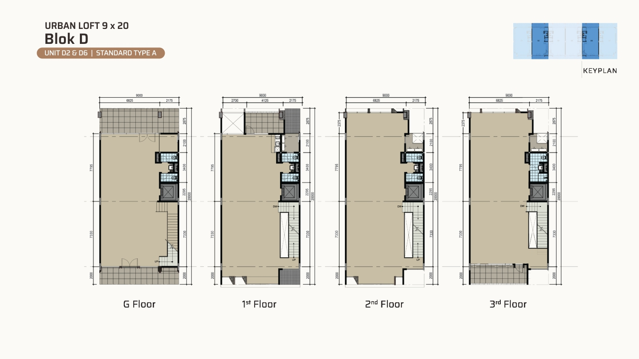 Urban Loft — Block D — Elevation & Floor Plan (image 2 of 4)