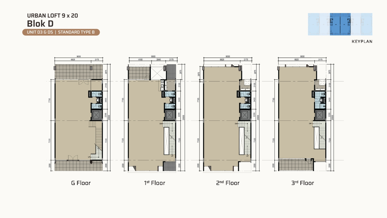 Urban Loft — Block D — Elevation & Floor Plan (image 3 of 4)