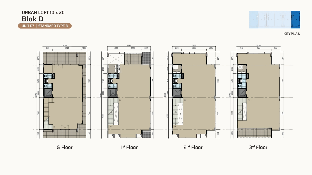 Urban Loft — Block D — Elevation & Floor Plan (image 4 of 4)