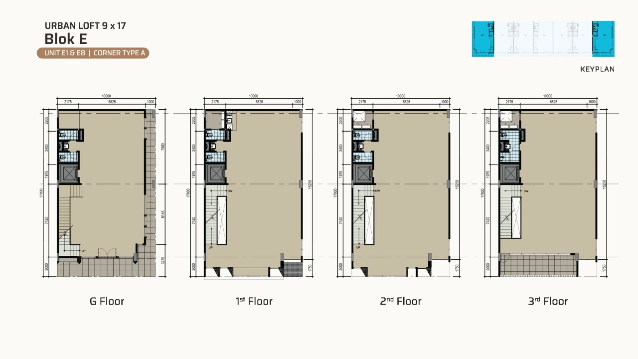 Urban Loft — Block E — Elevation & Floor Plan (image 1 of 4)