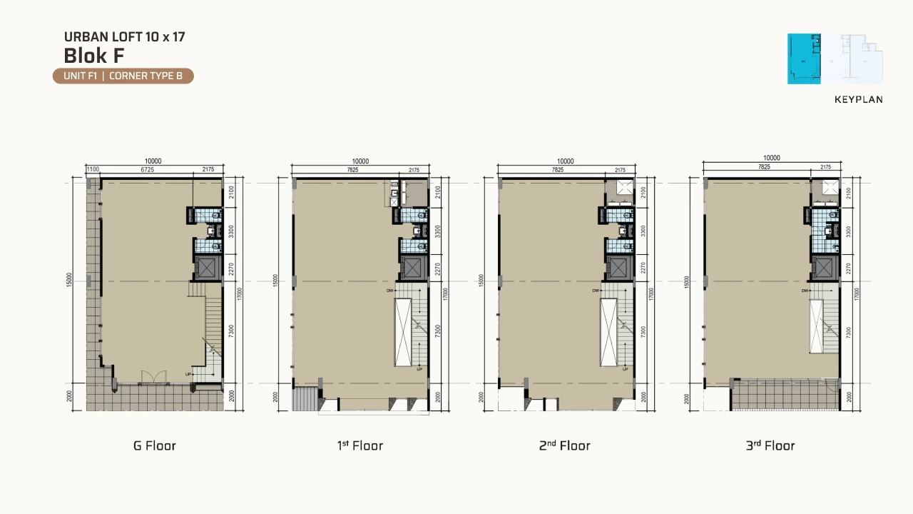 Urban Loft — Block F — Elevation & Floor Plan (image 1 of 3)