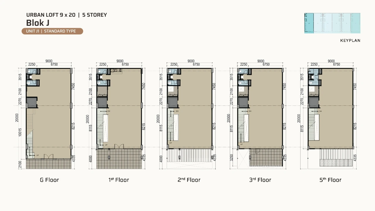 Urban Loft — Unit J1 — view 1