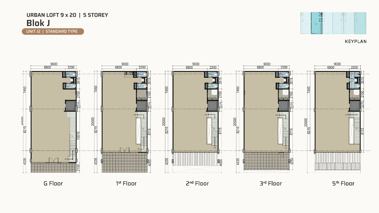 Urban Loft — Unit J2 — view 1