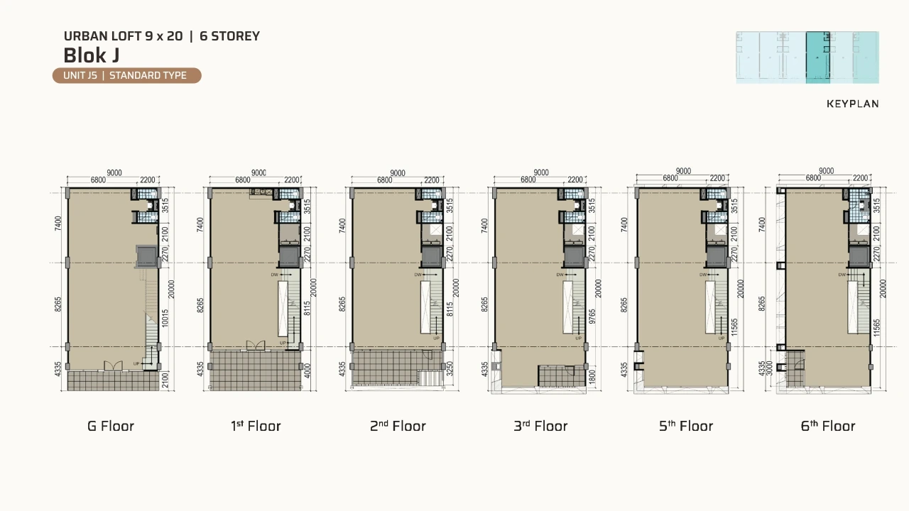 Urban Loft — Unit J5 — view 1