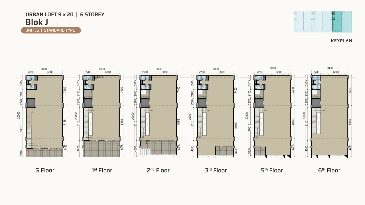 Urban Loft — Unit J6 — view 1