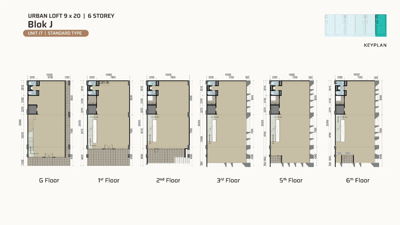 Urban Loft — Unit J7 — view 1