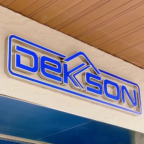 Logo Dekson architectural hardware di Blueprint BSD
